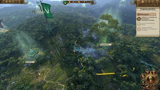 Total War: Warhammer - Realm of the Wood ElvesDie ewige Eiche im Zentrum Athel Lorens ist die spezielle Siegbedingung der Waldelfen, sie muss ausgebaut werden und darf nicht fallen.
