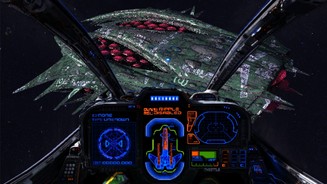 Wings of Saint NazaireDas Alien-Mutterschiff präsentiert sich wie alle größeren Pötte als 3D-Model.