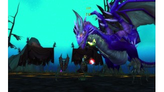 World of Warcraft: CataclysmErster Drache mit Level 20 gelegt! Dieser große Zwielicht-Wyrm in Azshara ist einer der neuen Mini-Bosse.