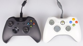 Der Xbox One-Controller
Im Vergleich zum Xbox 360-Gamepad fällt auf, dass die sichtbaren Unterschiede recht gering ausfallen, in der Verwendung aber deutlich werden.