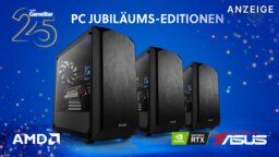 Gaming PCs zu Knallerpreisen – Fette GameStar-PC 25 Jahre Editionen mit RTX und Ryzen Power