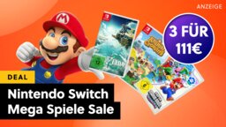 Nintendo Switch 3 für 111€: Die beste Gaming-Aktion des Jahres gibt dicke Rabatte auf Mario, Zelda und Co.