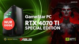 Jetzt inklusive Diablo 4 – GameStar PC RTX 4070 Ti Special Edition