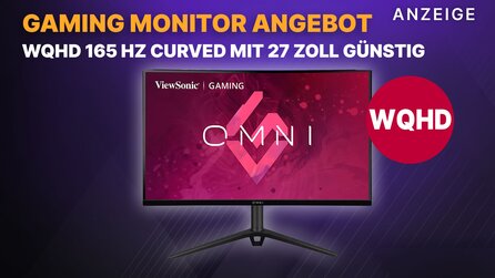 Teaserbild für Preis-Leistungs-Champion: 27 Zoll WQHD 165 Hertz Gaming Monitor mit niedriger Latenz bei Amazon