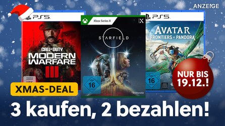 Teaserbild für 3 Spiele kaufen und nur 2 bezahlen: Jetzt Avatar, Call of Duty Modern Warfare 3 + mehr für PS5, PS4, Xbox + PC abgreifen!