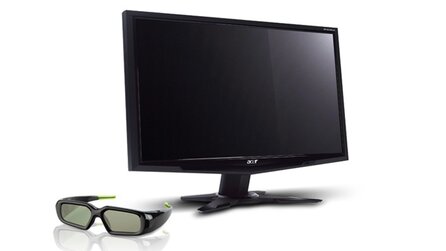 Acer GN245HQbmid - 120-Hertz-TFT inklusive 3D Vision Kit