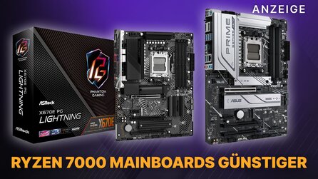 Teaserbild für AM5 Mainboards für Ryzen 7000: Endlich gibts sie auch zu besseren Preisen!