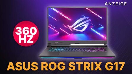 Teaserbild für Ryzen 7 und RTX 3060: Den ASUS ROG Strix G17 Gaming-Laptop jetzt zum Bestpreis sichern