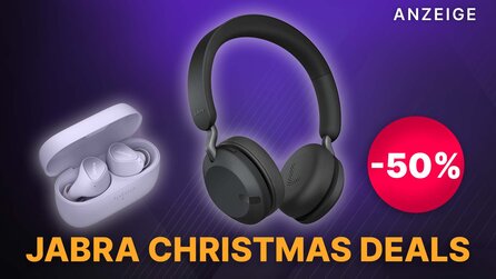 Teaserbild für Amazon Christmas Deals: Wireless Jabra Kopfhörer + Earbuds mit bis zu 50% Rabatt