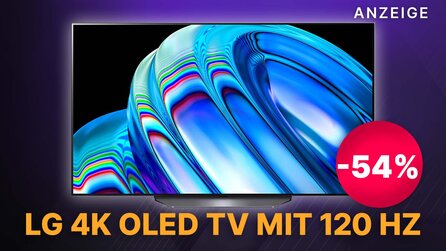Teaserbild für LG 4K OLED TV Preisrekord: Der B2 mit Cinema HDR, HDMI 2.1 + 120 Hz mit 54 Prozent Rabatt so günstig wie noch nie