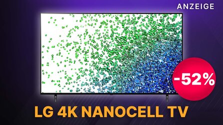 Teaserbild für 4K LED TV mit 52 Prozent Rabatt: LG NanoCell bei Amazon für weniger als die Hälfte des Preises
