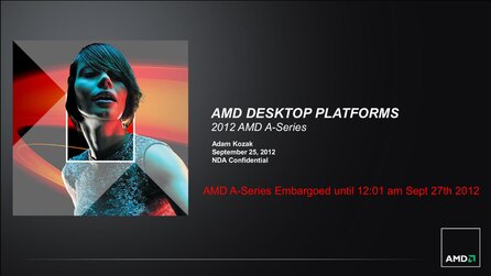 AMD A-Serie »Trinity« - Hersteller-Präsentation