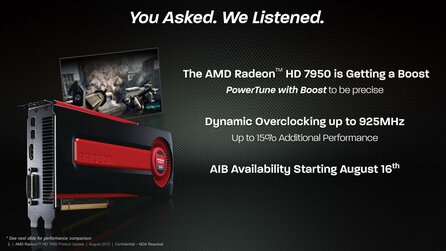 AMD Radeon HD 7950 Powertune mit Boost - Hersteller-Präsentation