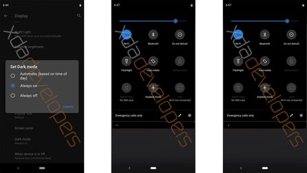 Dark Mode für Android Q - Systemweites dunkles Interface für alle Apps kommt