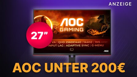 27 Zoll WQHD Gaming Monitor mit über 144Hz: Deswegen will ich nicht zu Full-HD zurück - jetzt unter 200€ sichern!
