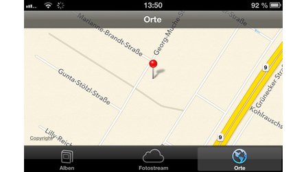 Karten-App von iOS 6 - Screenshots