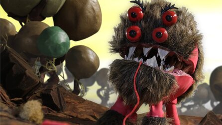 Armikrog - Test-Video: Flauschige Quader schieben