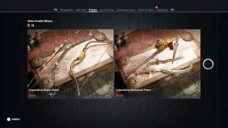 Assassins Creed: Origins - Screenshots vom Ingame-Shop