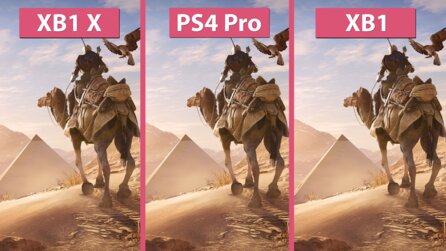 Assassins Creed: Origins - Xbox One X gegen Xbox One und PS4 Pro im Grafikvergleich