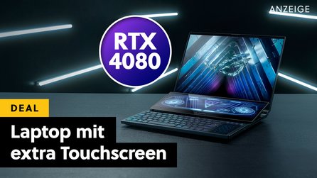 Teaserbild für RTX 4080, Ryzen 9 und 2 Displays: Dieser ASUS Gaming Laptop ist einzigartig und stark reduziert!