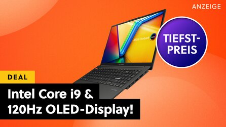 Teaserbild für High-End-Laptop von ASUS zum Bestpreis: Hammerstarke Performance mit Intel Core i9 und 120Hz OLED-Display!