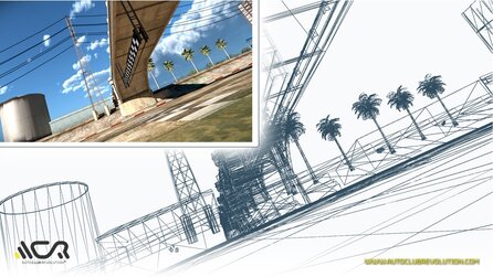 Auto Club Revolution - Strecken-Artworks