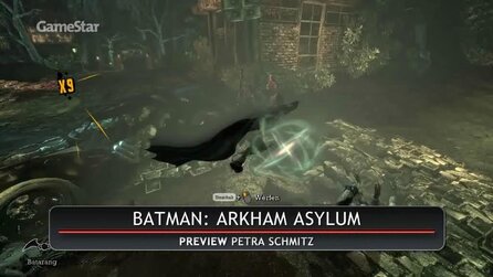 Batman: Arkham Asylum - Vorschau-Video: Wie gut flattert die Fledermaus?