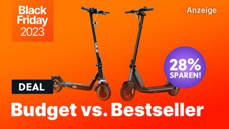 Teaserbild für Preis-Leistungs-E-Scooter mit Straßenzulassung auch nach dem Black Friday noch stark reduziert
