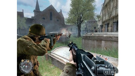Call of Duty 2 im Test - Die packendste Schlachtfeldatmosphäre des Genres