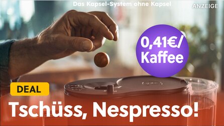 Teaserbild für Die beste Kapselmaschine von allen hat das Prinzip komplett umgedacht und ist jetzt richtig günstig im Angebot!