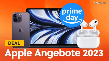Teaserbild für Amazon Prime Day Angebote 2023: Diese Apple Schnäppchen zum iPhone, iPad, MacBook und Co erwarten euch