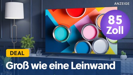 Teaserbild für Kleiner Preis, riesiger Fernseher: Dieser 85 Zoll 4K Smart-TV mit Dolby Vision HDR definiert „Preis-Leistung“ ganz neu