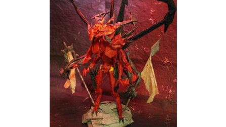 Diablo 3 - Bilder der Papierfiguren von Diablo und Tyrael