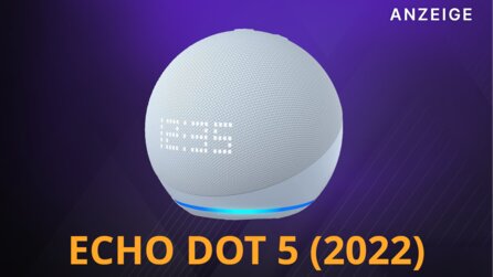Teaserbild für Echo Dot 5: Der erste Schritt für ein Smarthome ist gerade besonders günstig!