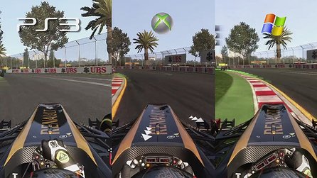 F1 2011 - Grafikvergleich: PC Xbox 360 PlayStation 3