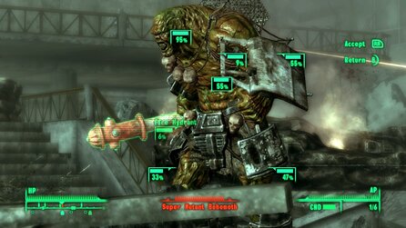 Kampfsystem von Fallout 3 - So funktionieren Echtzeit- und VATS-Modus