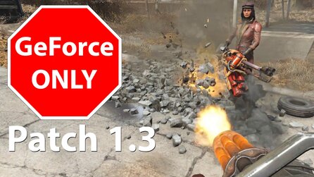 Fallout 4 Patch 1.3 - PhysX-Effekte nur für Geforce