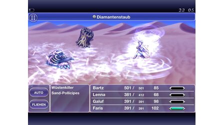 Final Fantasy V - Screenshots der iOS-Version