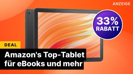 Teaserbild für Amazon hat den Preis für das leistungsstarke Fire HD 10 Tablet stark reduziert!