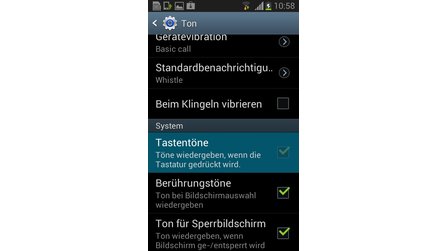 Android auf Samsung Galaxy S3 Mini - Screenshots