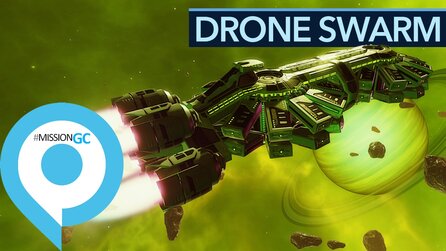 Drone Swarm im Gamescom-Studio - Das Schwarm-Strategiespiel im Detail