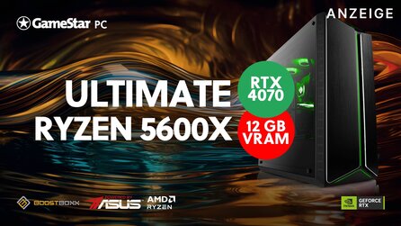 Preis-Leistungs-Kracher: GameStar-PC Ultimate Ryzen 5600X mit RTX 4070
