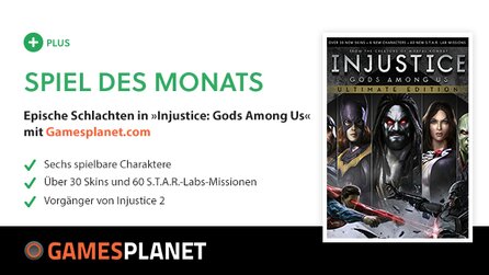 Das gabs noch nie bei GameStar Plus - Das Gratis-Spiel kommt aus dem Beatem up Genre: Injustice: Gods Among Us