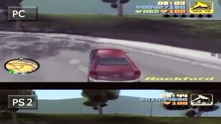 Grand Theft Auto 3 - Video-Special: Vergleich PS2 vs. PC