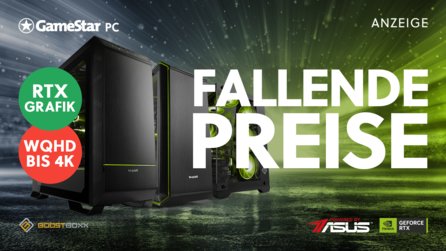 Teaserbild für Preisfall bei GeForce: GameStar PCs mit RTX 4070 Ti oder RTX 4080 sind jetzt noc