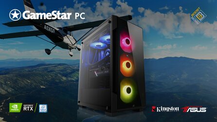 Gaming-PCs für den Flugsimulator - So läuft der neue Kracher auf den GameStar-PCs [Anzeige]