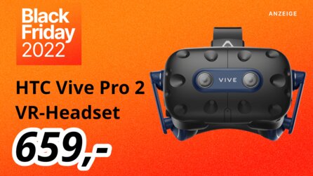 Teaserbild für Erlebt VR zum Black Friday günstig mit dem HTC Vive Pro 2!