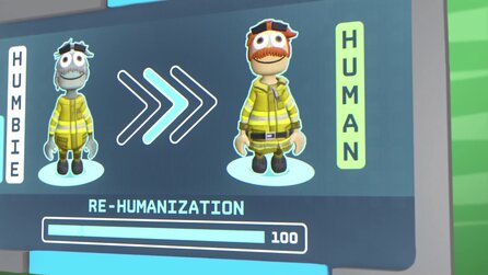 Teaserbild für Im Aufbaustrategiespiel Zombie Cure Lab rettet ihr mit Wissenschaft statt Waffen die Welt