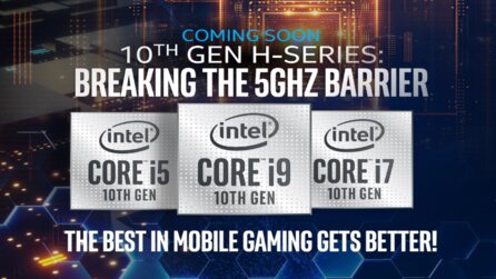 Schnellste Laptop-CPU der Welt - Intels Comet Lake-H Achtkerner sollen 5-GHz-Marke knacken
