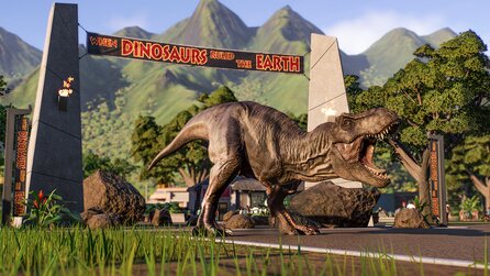 Jurassic World Evolution 2: Ab sofort ist der wohl bekannteste Kothaufen der Welt im Spiel